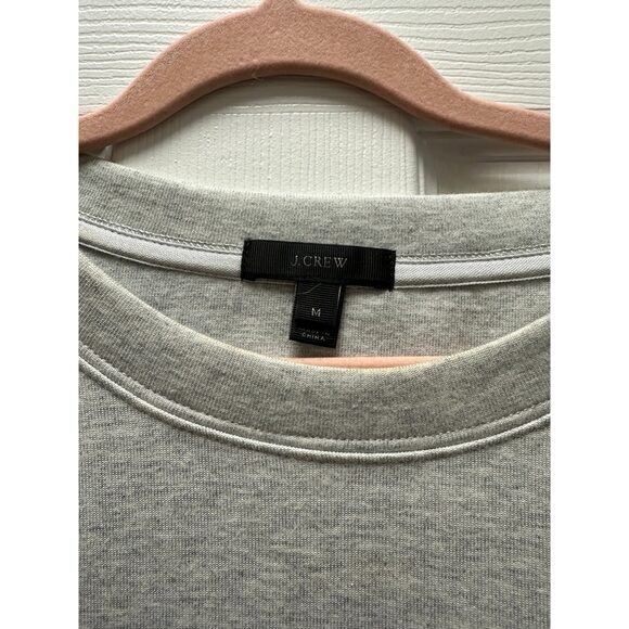 J. Crew Grey Sweatshirt w Sequins Sz M - Picture 4 of 6